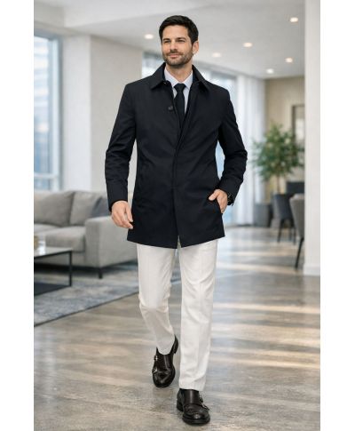 Trench uomo nero - Devon