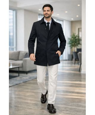 Trench uomo nero - Devon