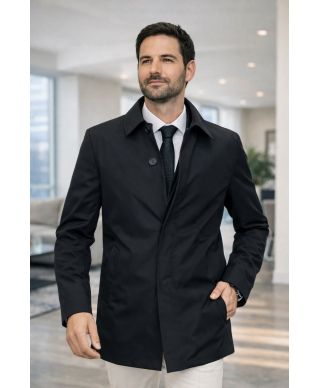 Trench uomo nero - Devon