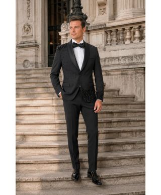 Smoking męski model San Diego - Slim DROP 6 - Luksusowy model na wyjątkowe okazje