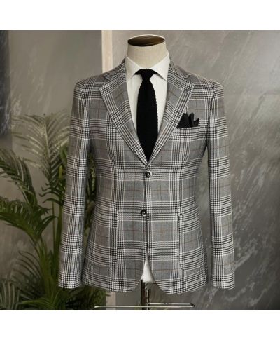 Giacca uomo, slim - Principe di galles