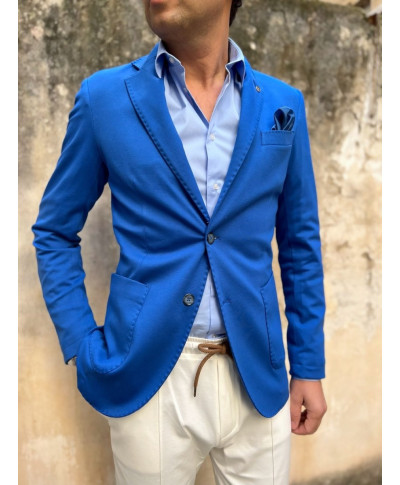 Giacca uomo - Sportiva - Blu elettrico - Paul Miranda