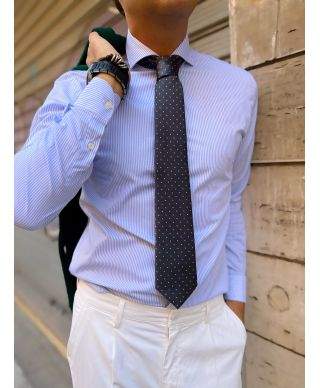 Camicia uomo a righe blu - Paul Miranda
