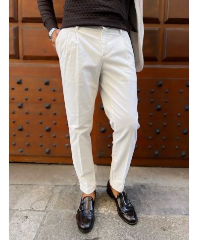 Pantaloni uomo, in velluto - Verde - Paul Miranda