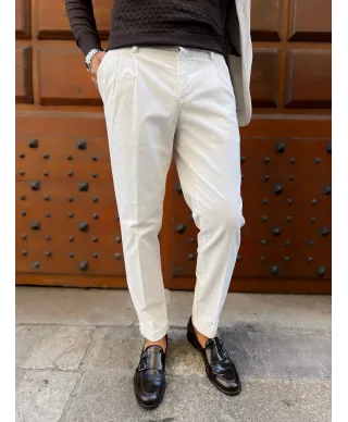 Pantaloni uomo, in velluto - Verde - Paul Miranda