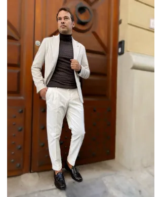 Pantaloni uomo, in velluto - Verde - Paul Miranda