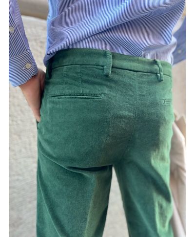 Pantaloni uomo, in velluto - Verde - Paul Miranda