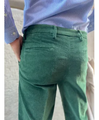 Pantaloni uomo, in velluto - Verde - Paul Miranda