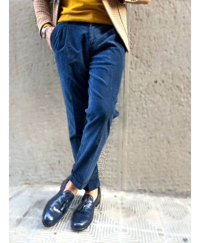 Pantaloni uomo, in velluto - Verde - Paul Miranda