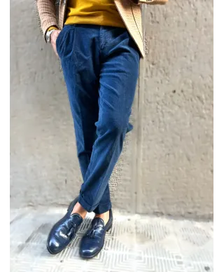 Pantaloni uomo, in velluto - Verde - Paul Miranda